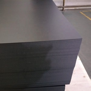 Высокое качество ECO-Friendly 800 микрон черный цвет PETG пластиковый лист для мебельных панелей