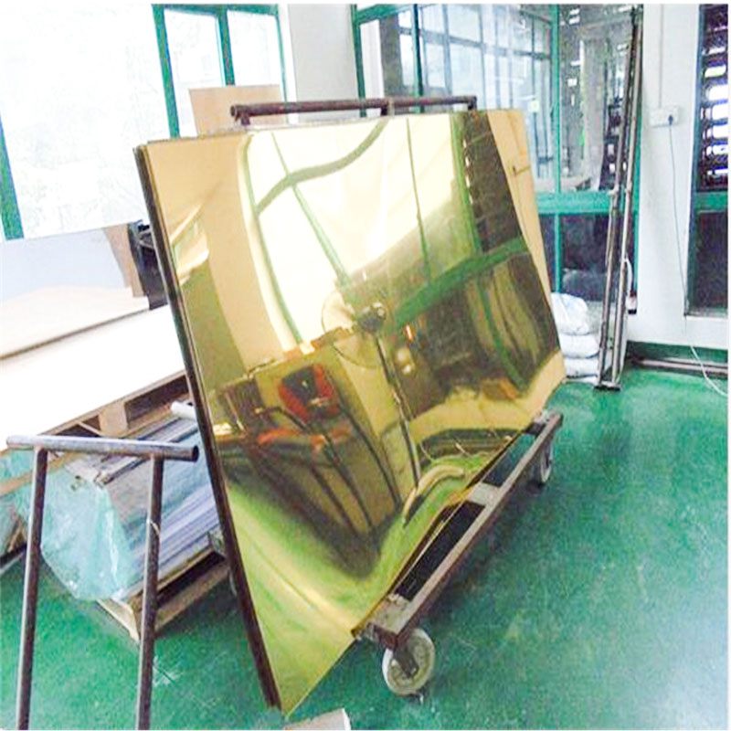 Подгонянный фабрикой лист зеркала PVC цвета 0.8mm 4'X8 высокий лоснистый для зеркала